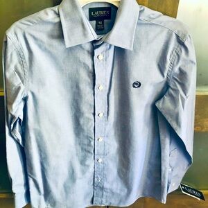 RALPH LAUREN BUTTON DOWN LONG SLEEVE SHIRT​-NWT